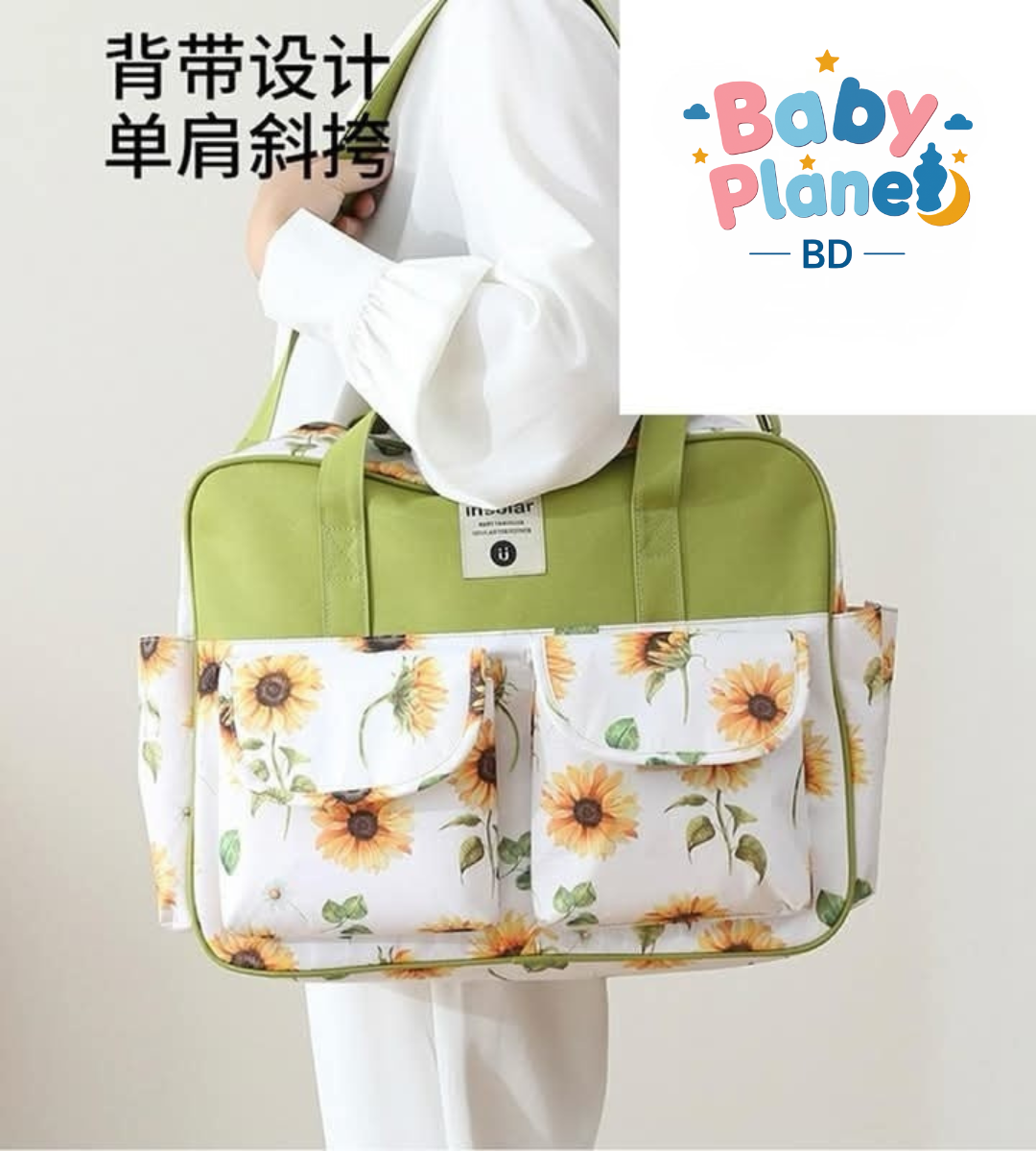 Imported branded multifunctional trendy bags for moms